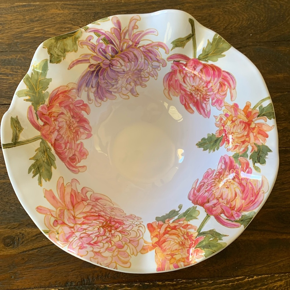 Snappy chic Melamine large bowl